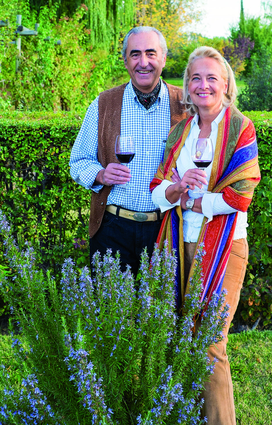 Diane and Hervé Phebus Bodegas Fabre Malbec 